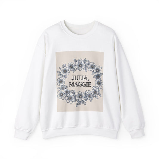 Custom Adult Crewneck Sweatshirt Coloring Kit with 10 Fabric Markers