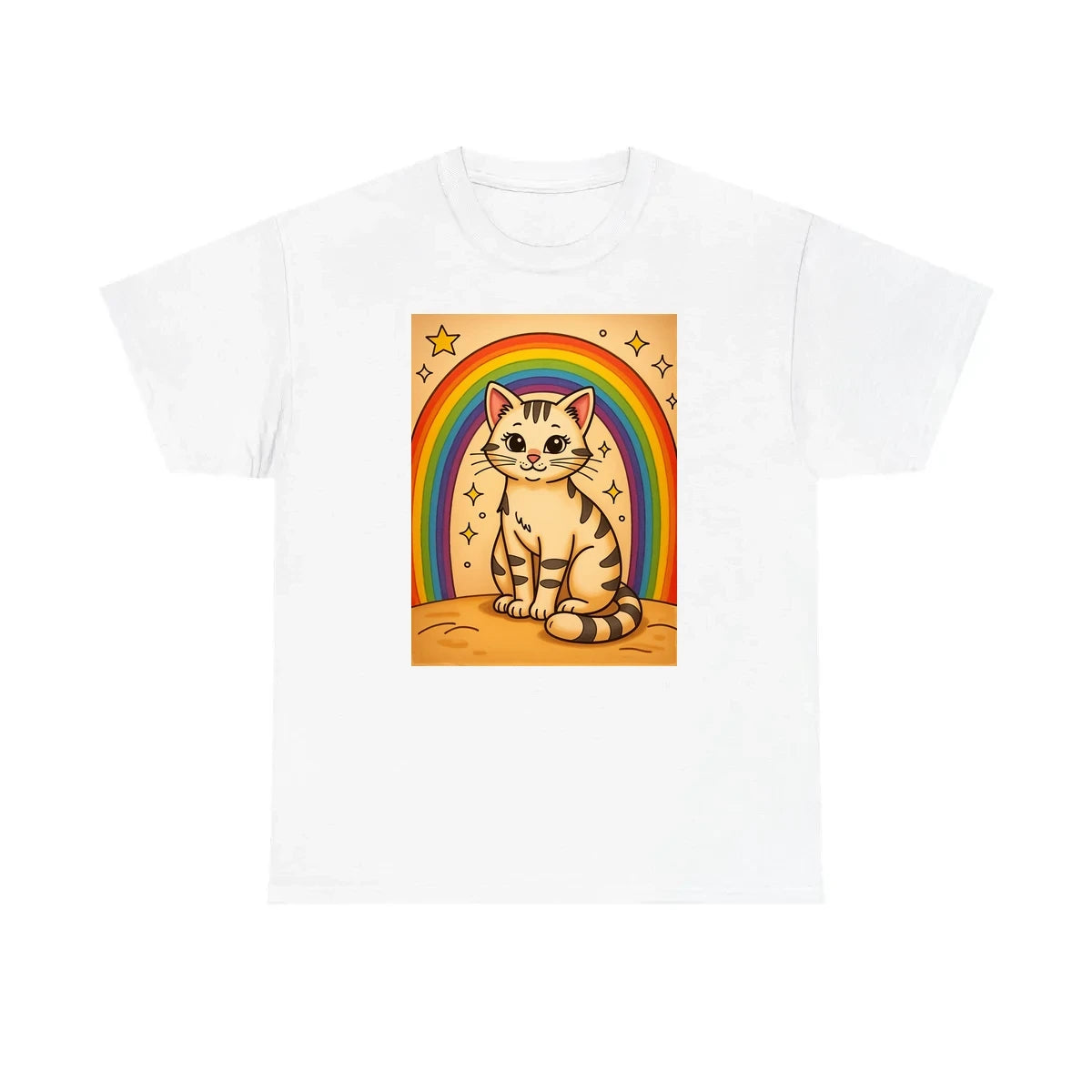Custom Unisex T-Shirt Colorful Design with Fabric Markers