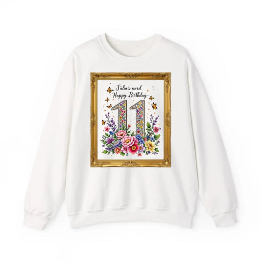 Custom Adult Crewneck Sweatshirt Colorful Design with Fabric Markers