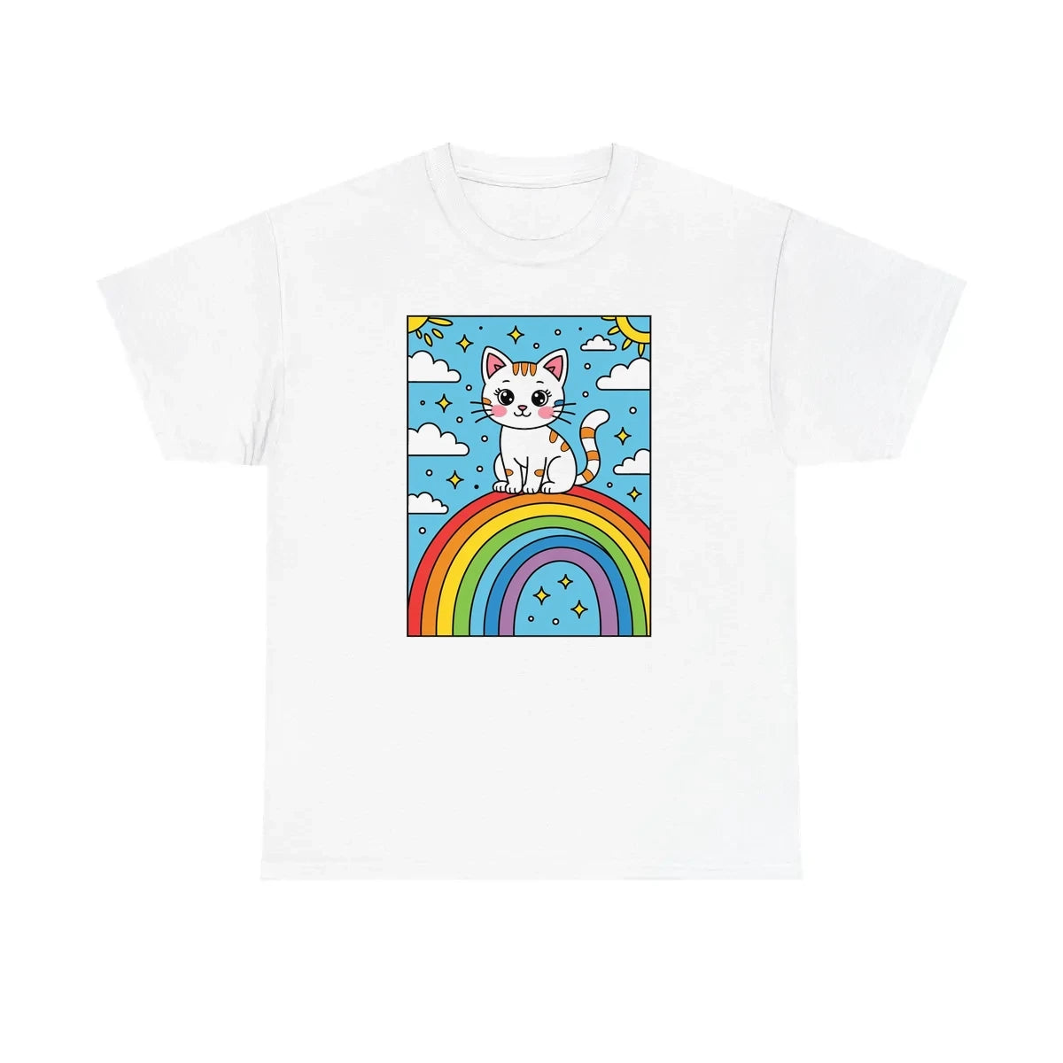 Custom Unisex T-Shirt Colorful Design with Fabric Markers
