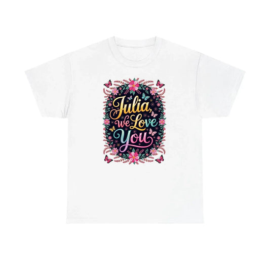 Custom Unisex T-Shirt Colorful Design with Fabric Markers