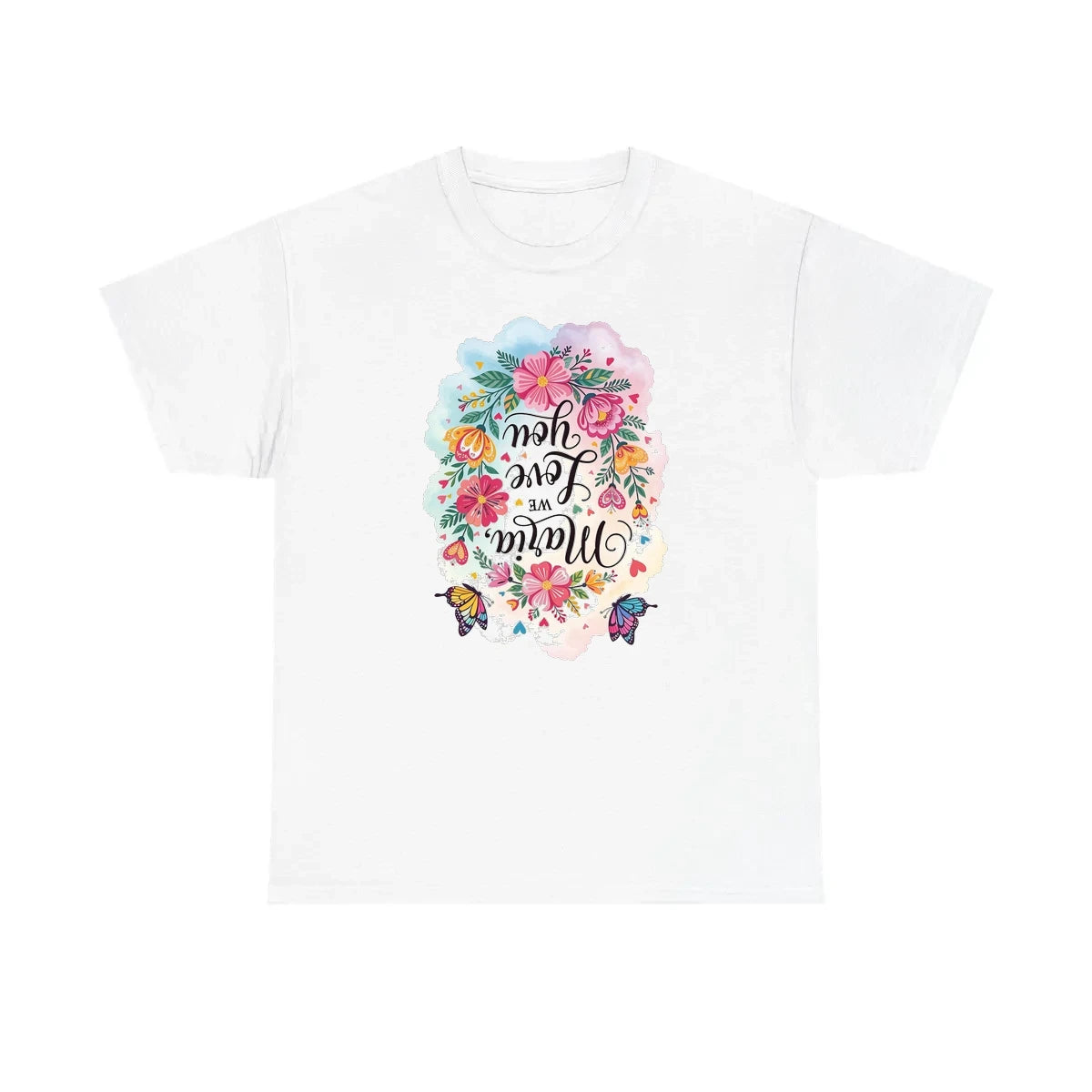 Custom Unisex T-Shirt Colorful Design with Fabric Markers