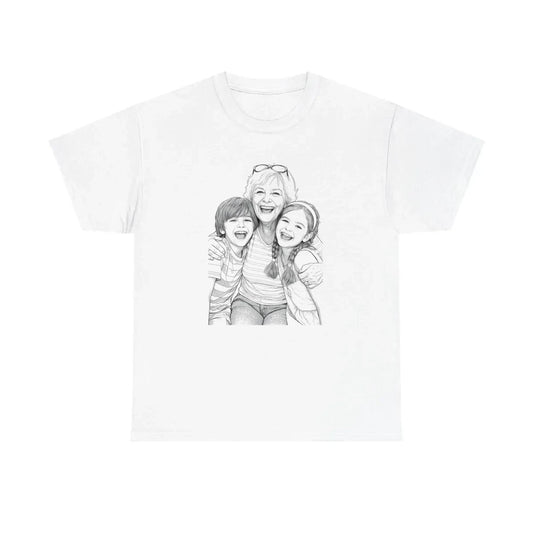 Custom Unisex T-Shirt with Your Design Coloring Page Kit with 10 Fabric Markers
