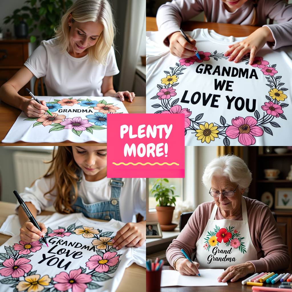 FREE Grandma Floral Coloring Page - Printable Download