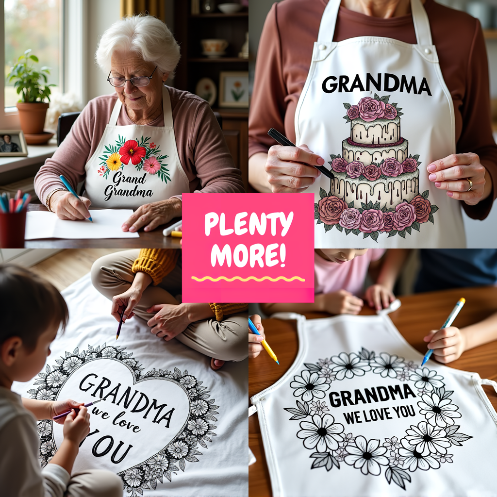 FREE Grandma Floral Coloring Page Download NOW