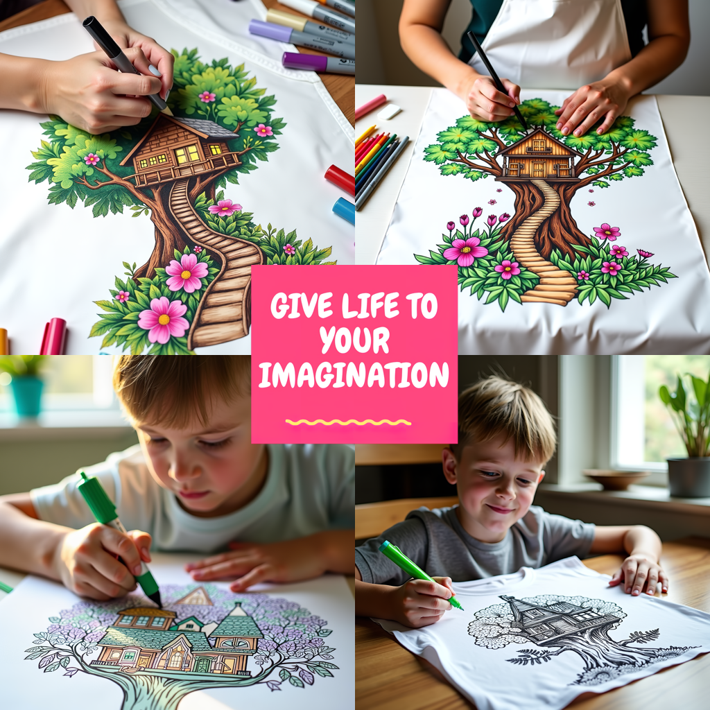 FREE Fantasy Treehouse Coloring Page Download