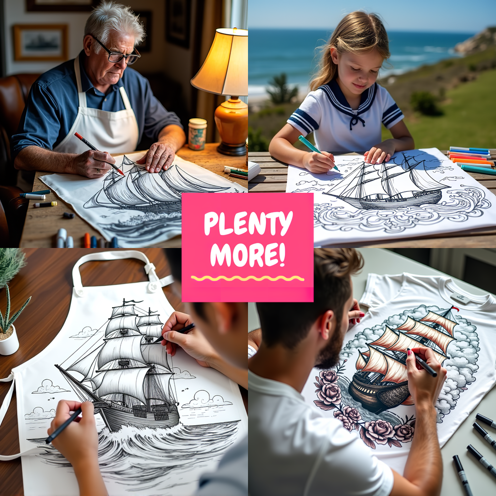 FREE Historic Sailing Ship Coloring Page - Printable Download