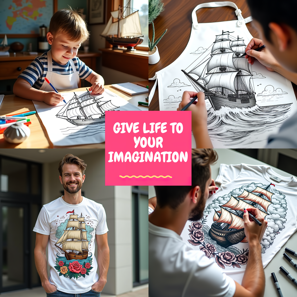 FREE Historic Sailing Ship Coloring Page - Printable Ocean Adventure Download