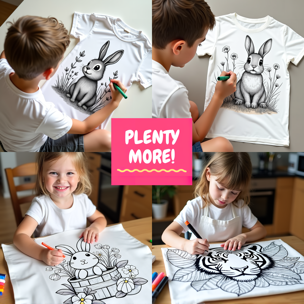 FREE Cute Bunny Among Flowers Coloring Page - Download NOW
