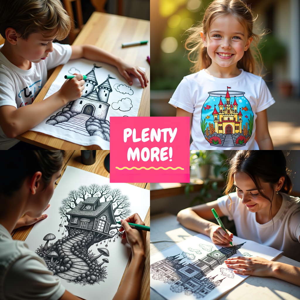 FREE Serene Mountain Village Coloring Page Download NOW