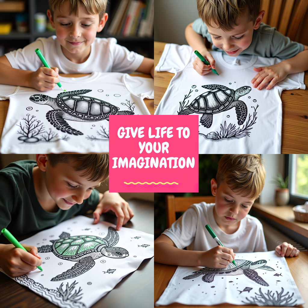 FREE Sea Turtle Coloring Page - Detailed Black and White Illustration - Printable Download