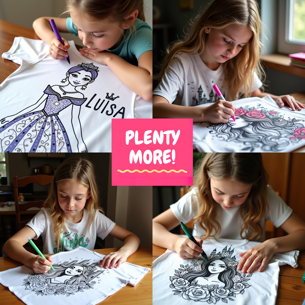 FREE Princess in Enchanted Forest Coloring Page - Printable Download