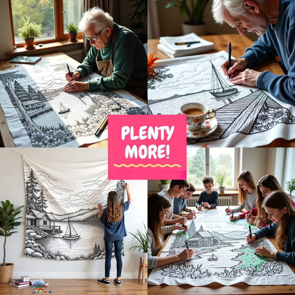 FREE Lakeside Serenity Coloring Page - Download NOW