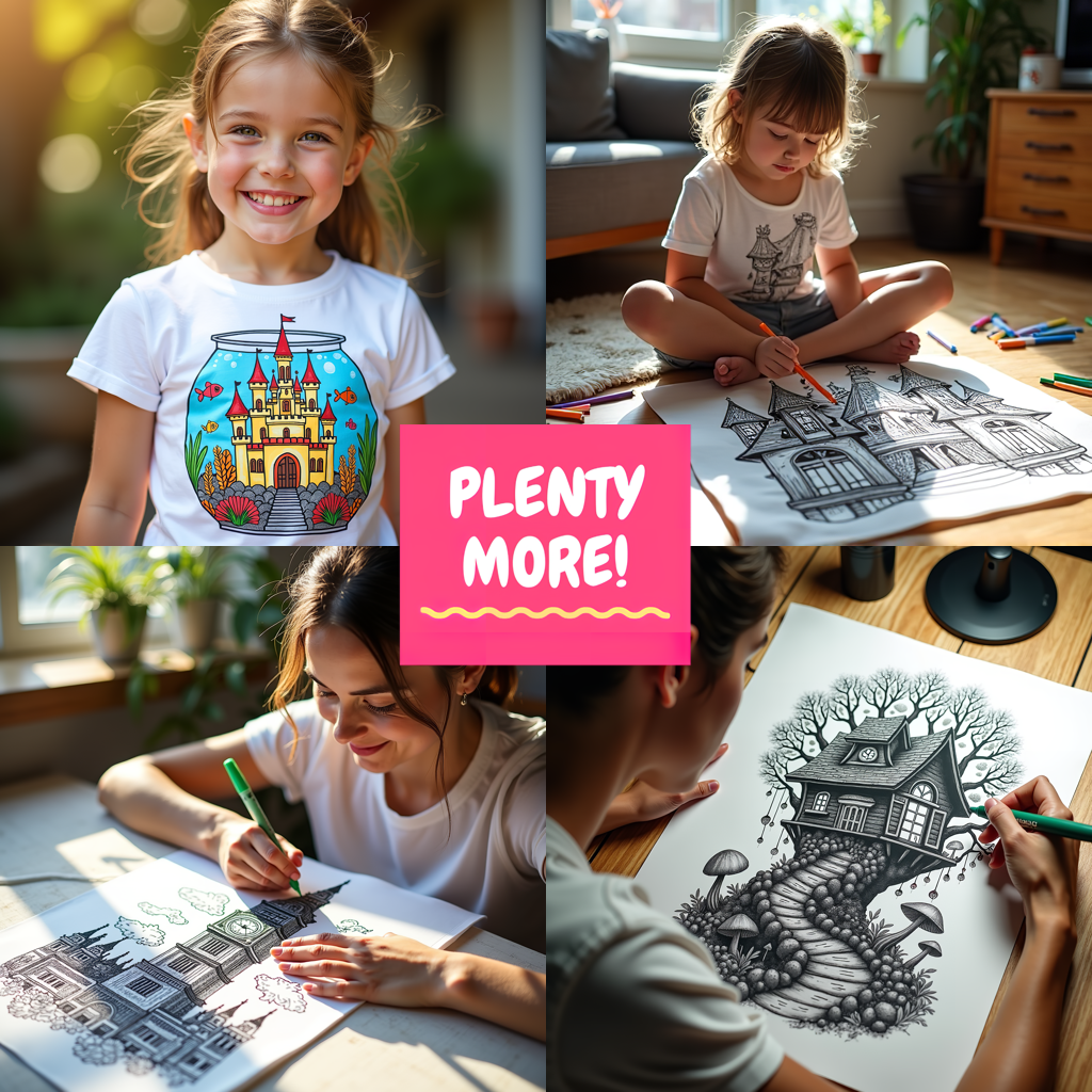 FREE Fairy Tale Castle Coloring Page - Printable Download