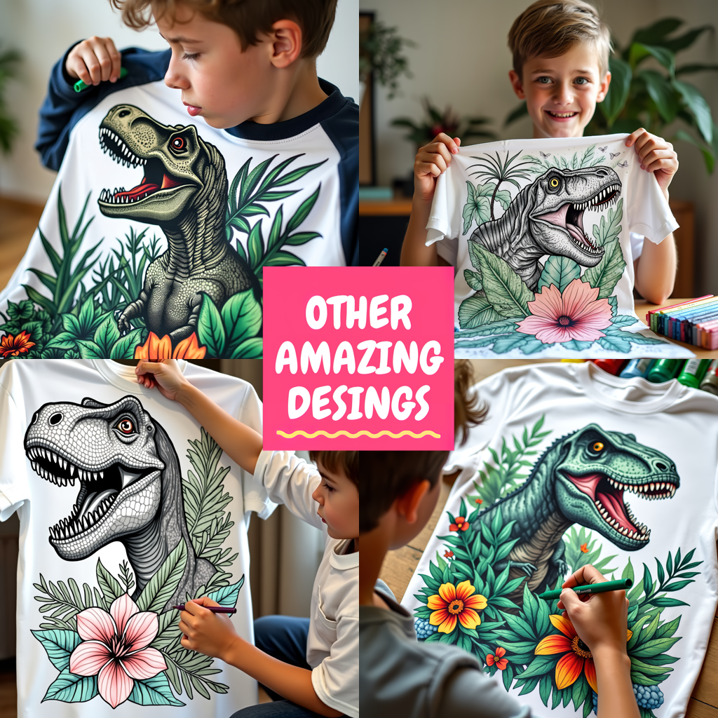 FREE Tyrannosaurus Rex Jungle Coloring Page Download