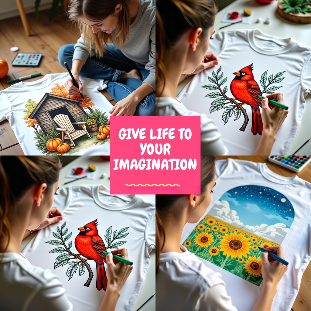 Apron Coloring Kit with 10 Fabric Markers - Lakeside