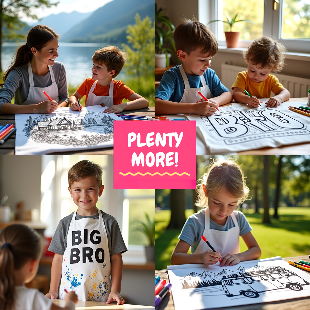 Adult Sweatshirt Coloring Kit with 10 Fabric Markers - Grandpa