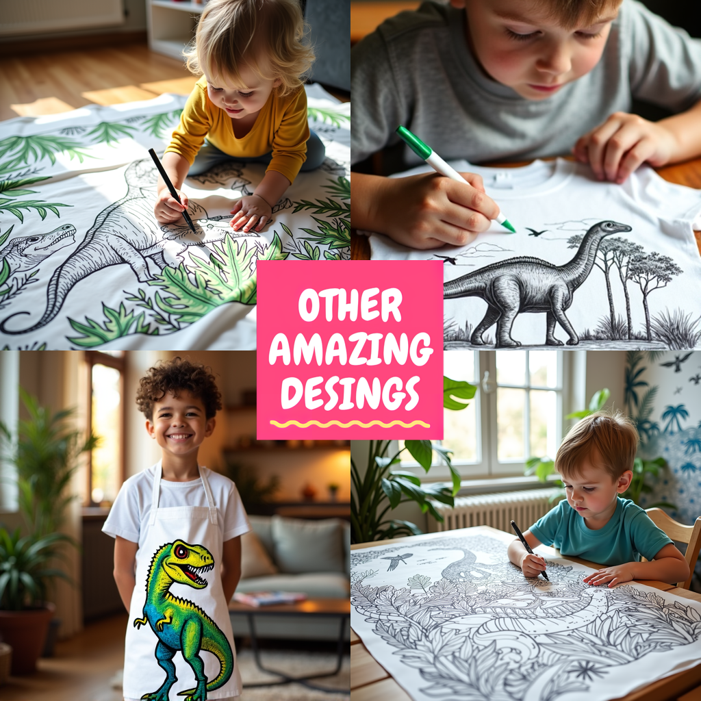 FREE Dinosaur Forest Adventure Coloring Page - Download NOW