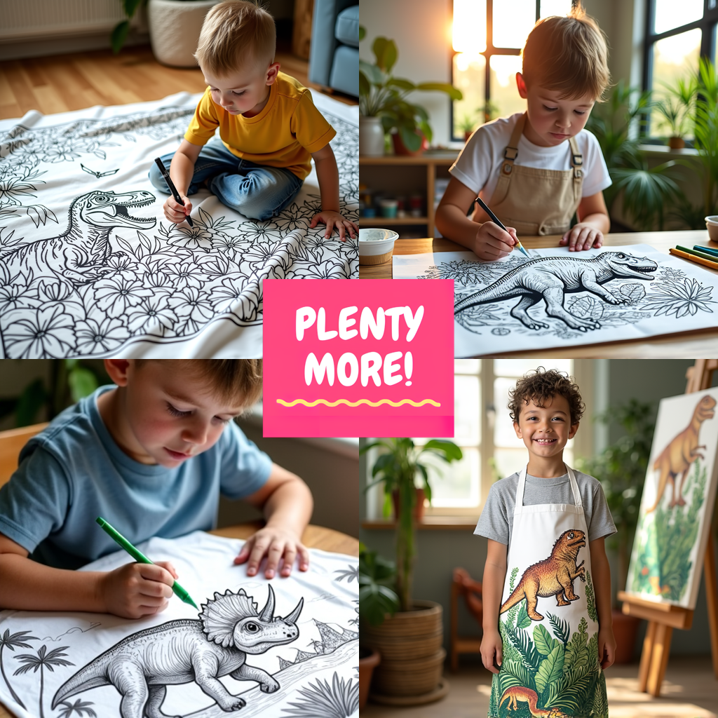 FREE Dinosaur Coloring Page - Printable Prehistoric Landscape Download