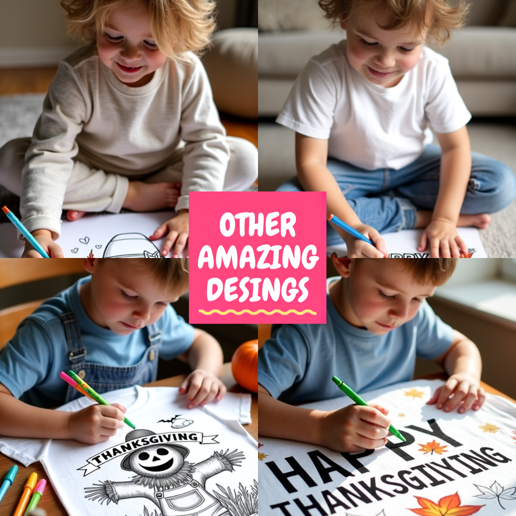FREE Thanksgiving Coloring Page Download - Festive Pumpkins and Autumn Foliage