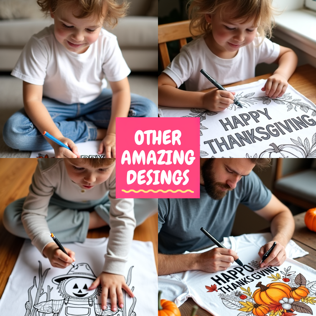 Blanket Coloring Kit with 10 Fabric Markers - Scarecrow