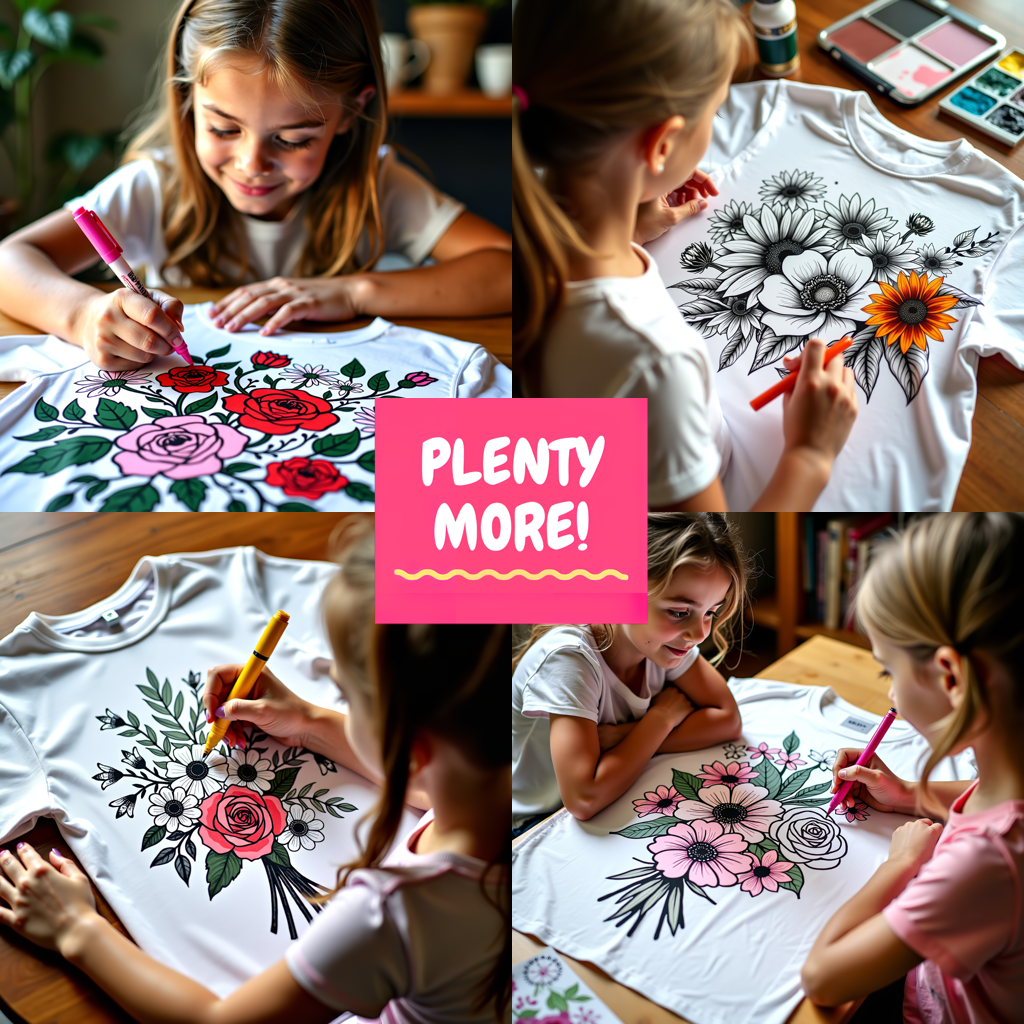 FREE ELLA Floral Coloring Page Download