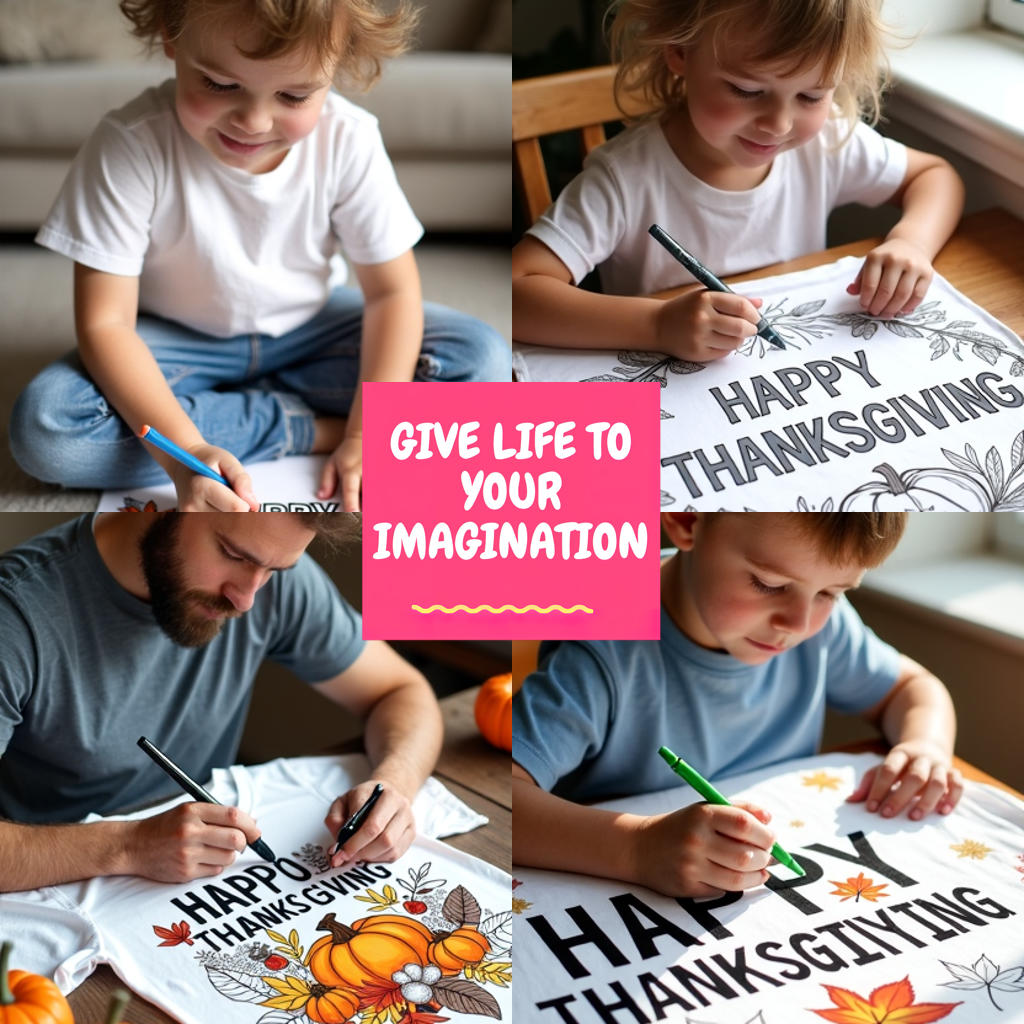 Indoor Wall Tapestries Coloring Kit with 10 Fabric Markers - Turkey