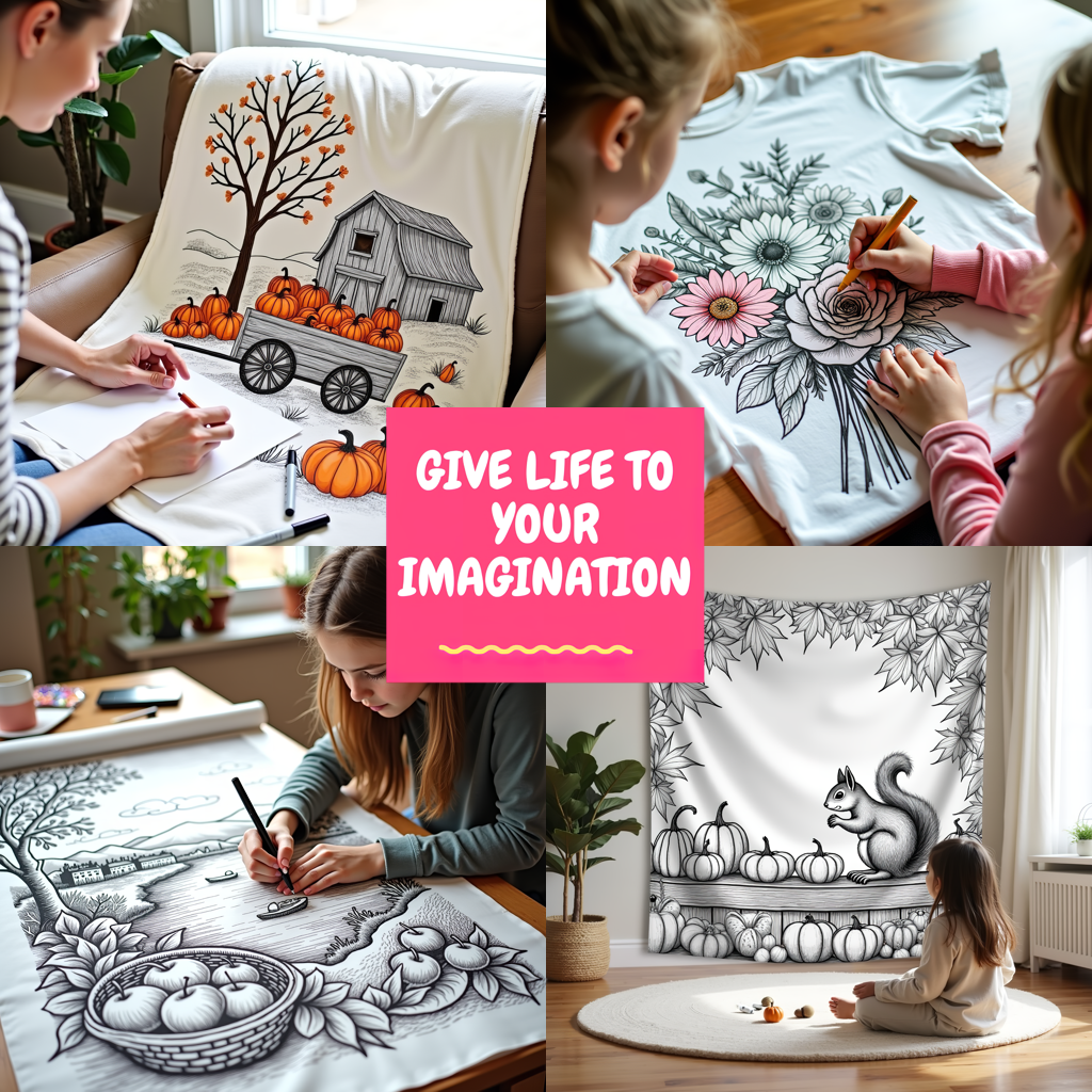 FREE Serene Forest Coloring Page - Printable Nature Scene Download
