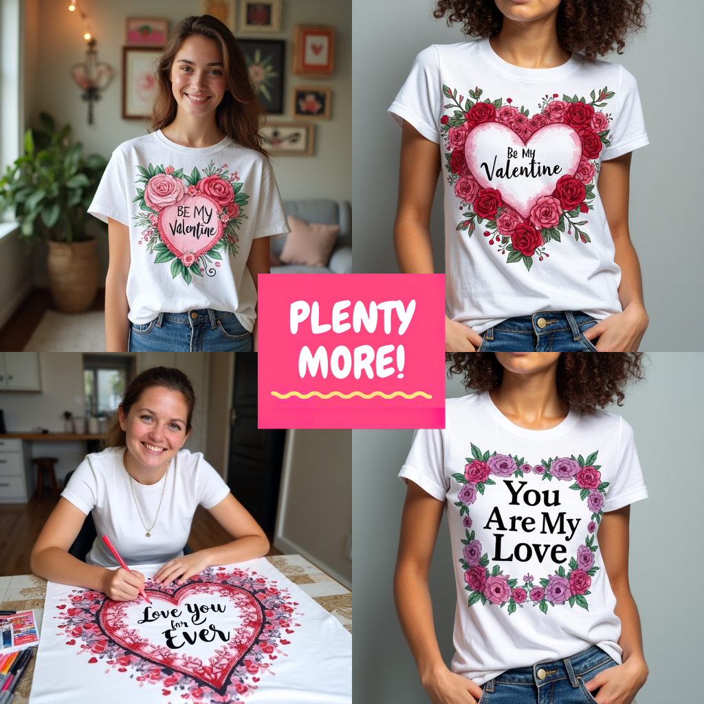 FREE Valentine's Day Coloring Page - Be My Valentine Floral Wreath Printable Download