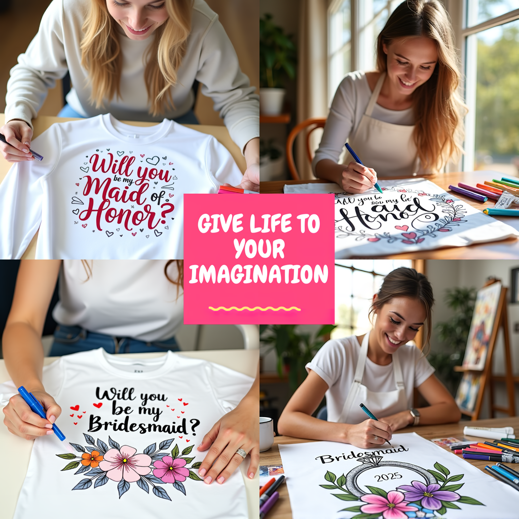 Adult Sweatshirt Coloring Kit with 10 Fabric Markers - Heart