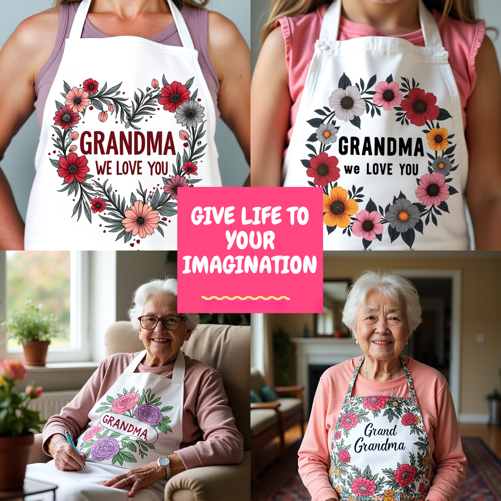 Women's T-shirt Coloring Kit with 10 Fabric Markers - Grandma