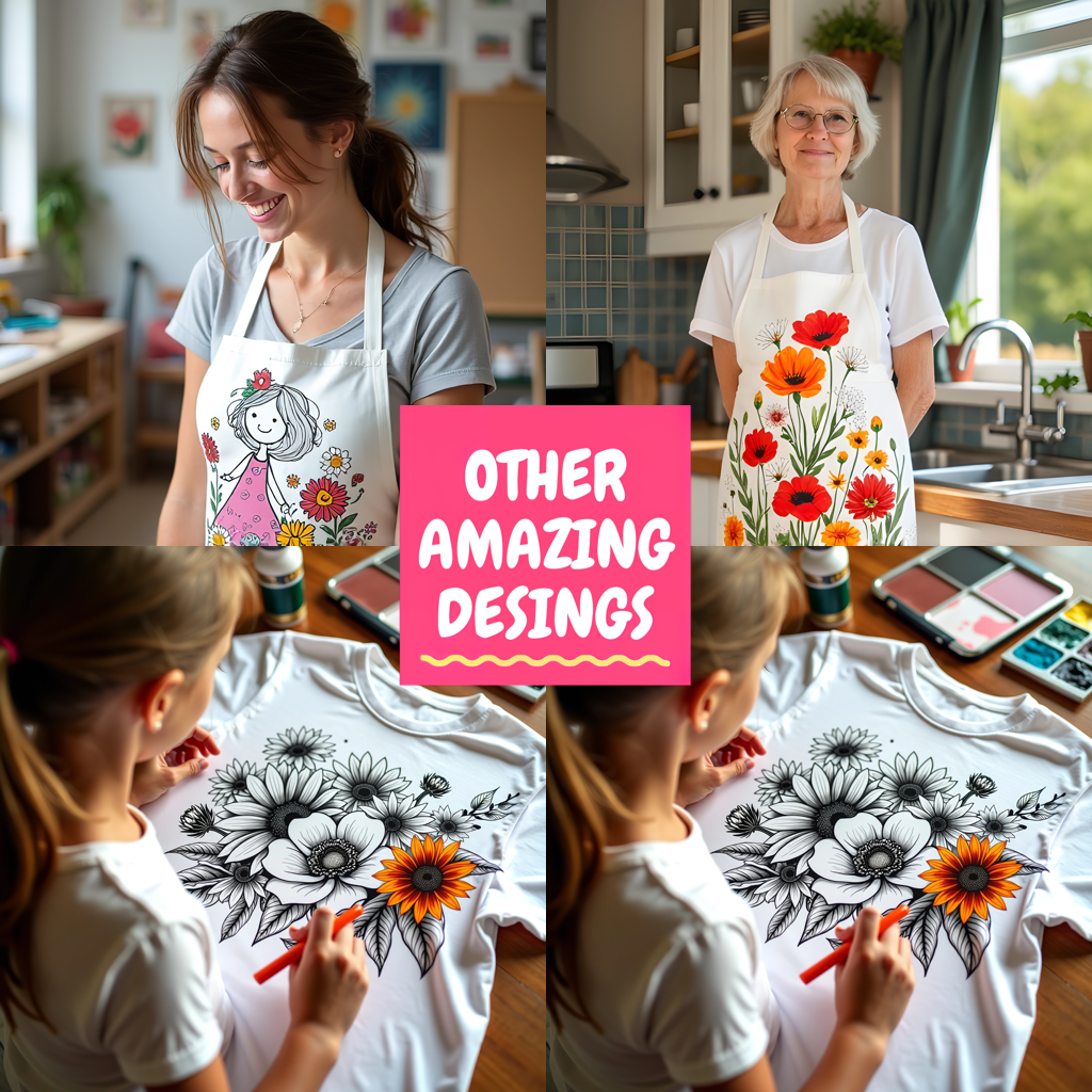 Kid's T-shirt Coloring Kit with 10 Fabric Markers - BFFs