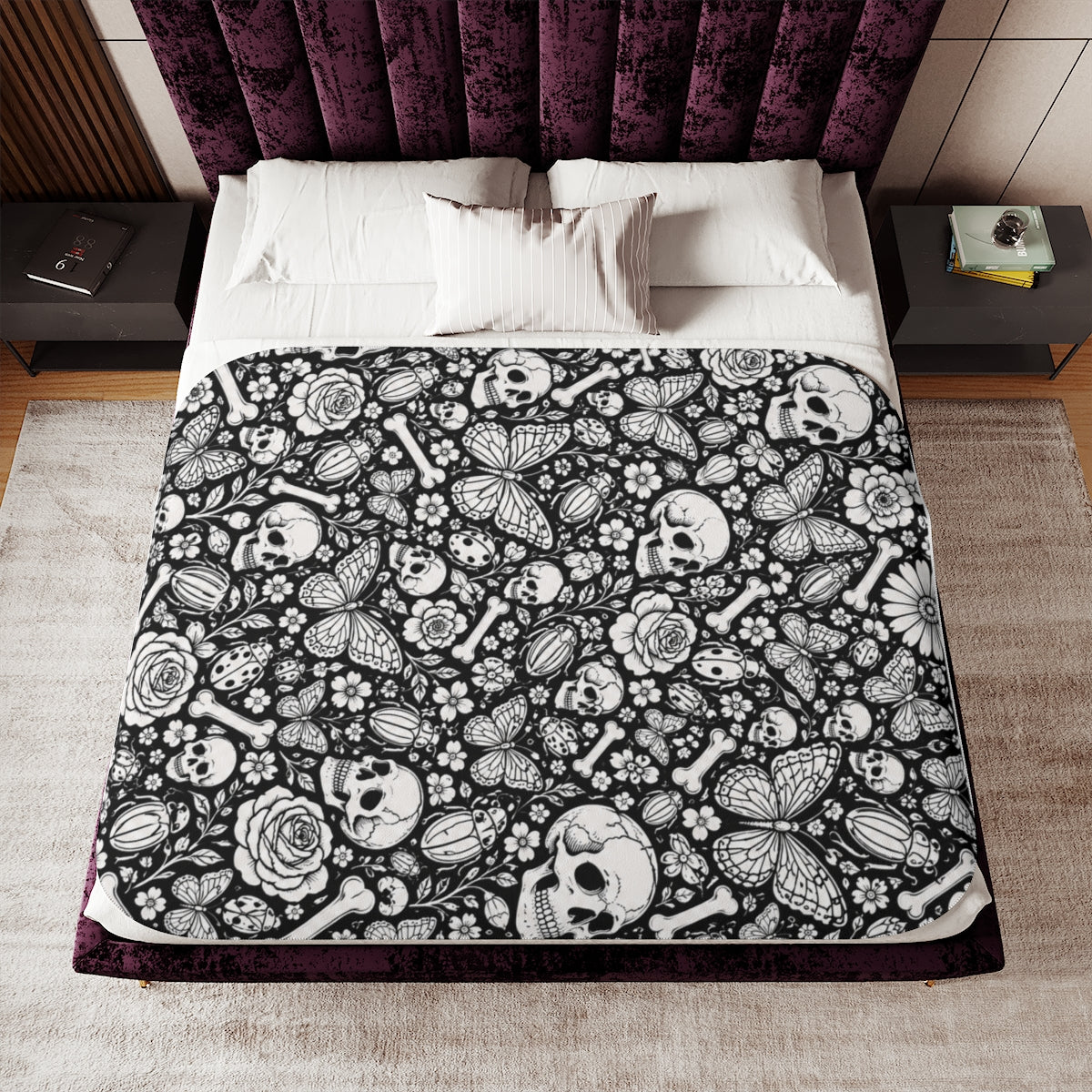 Custom Sherpa Blanket with Your Design