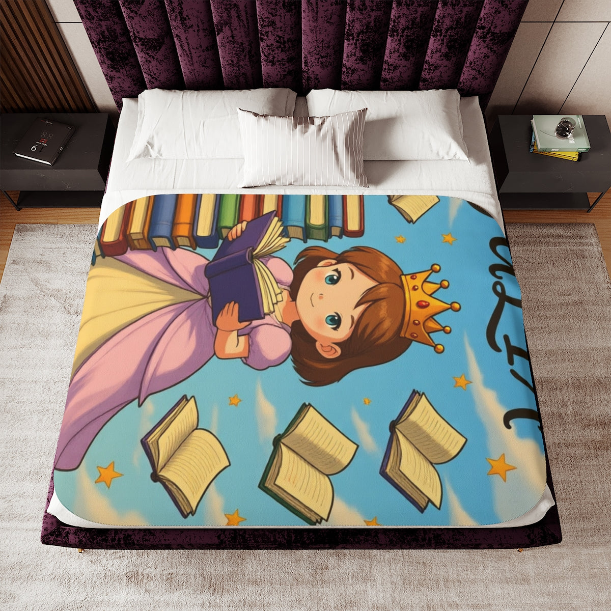 Custom Blanket with Your Design Ghibli-Style