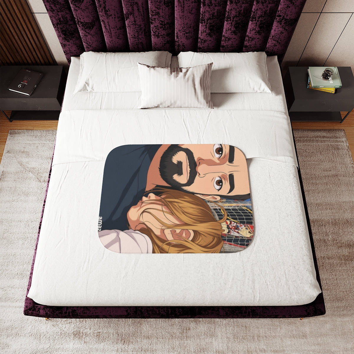 Custom Blanket with Your Design Coloring Page Kit with 10 Fabric Markers