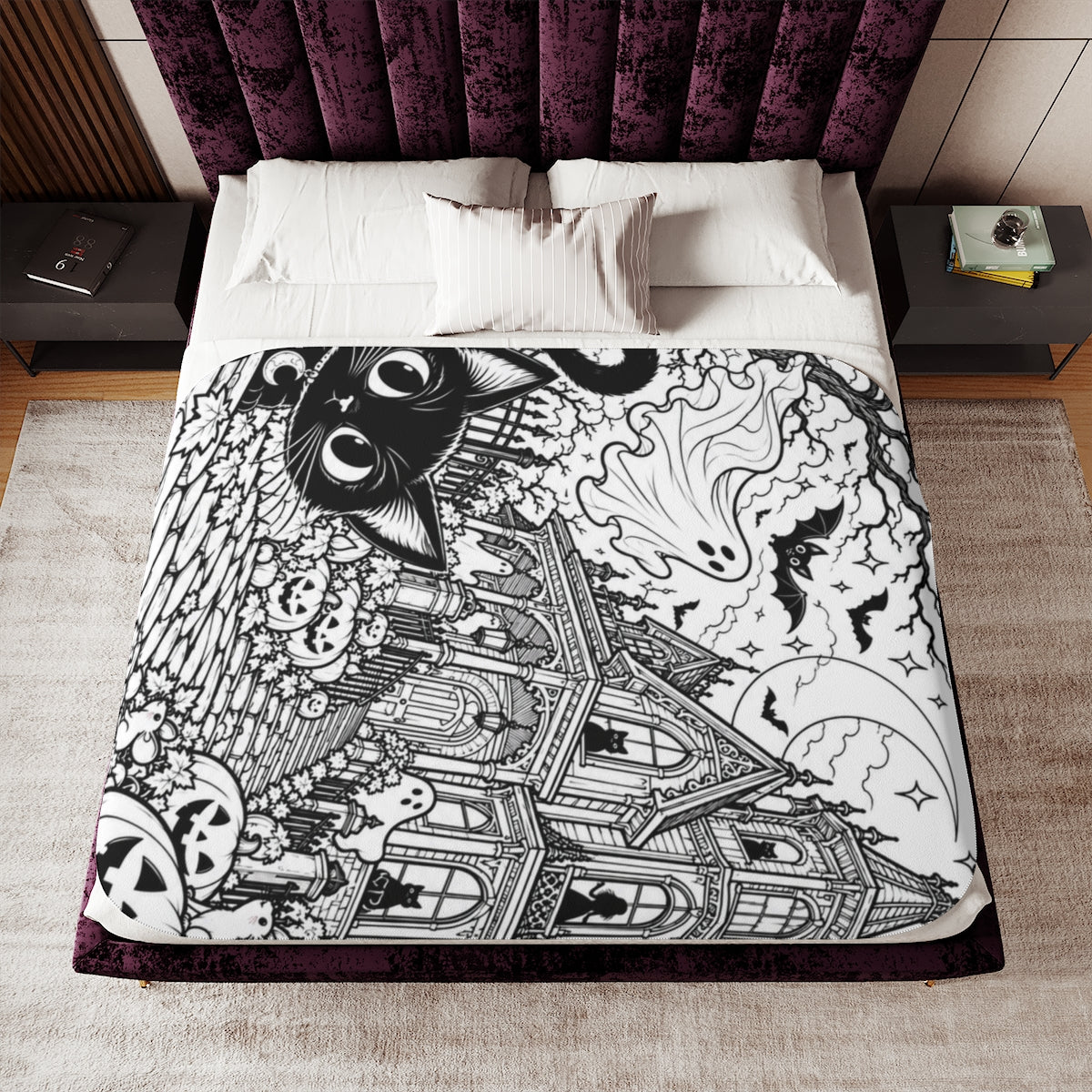 Custom Sherpa Blanket with Your Design