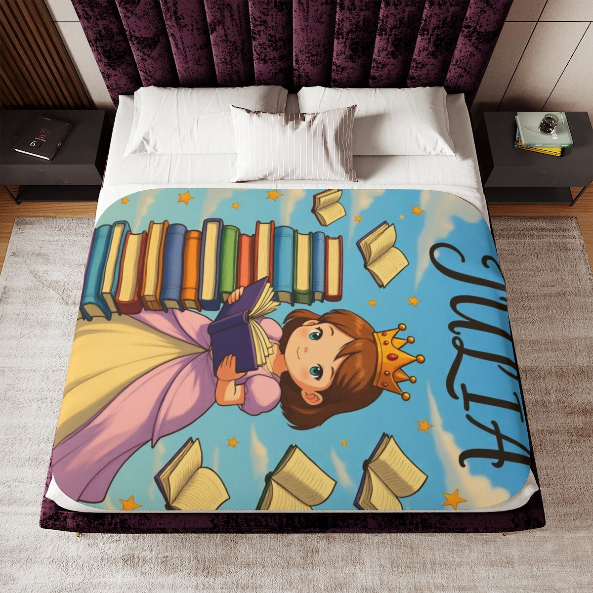 Custom Blanket with Your Design Ghibli-Style