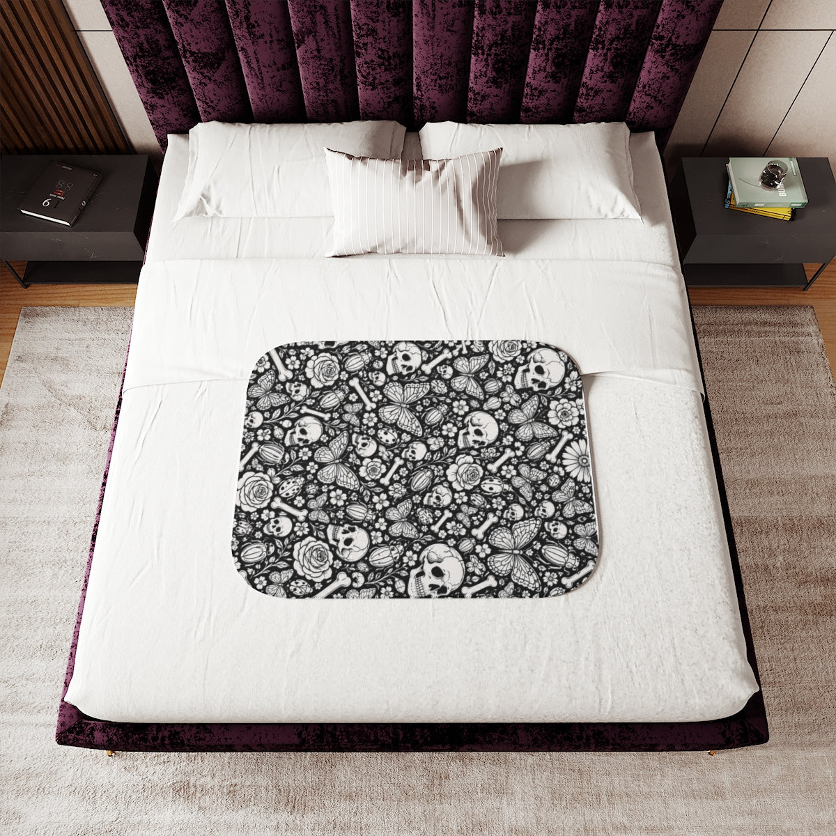 Custom Sherpa Blanket with Your Design