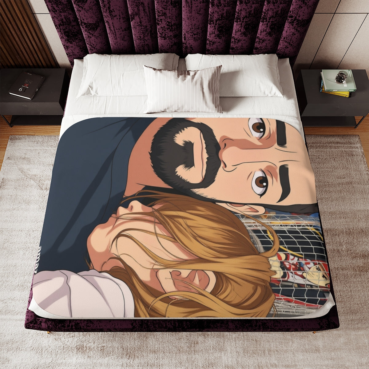 Custom Blanket with Your Design Coloring Page Kit with 10 Fabric Markers