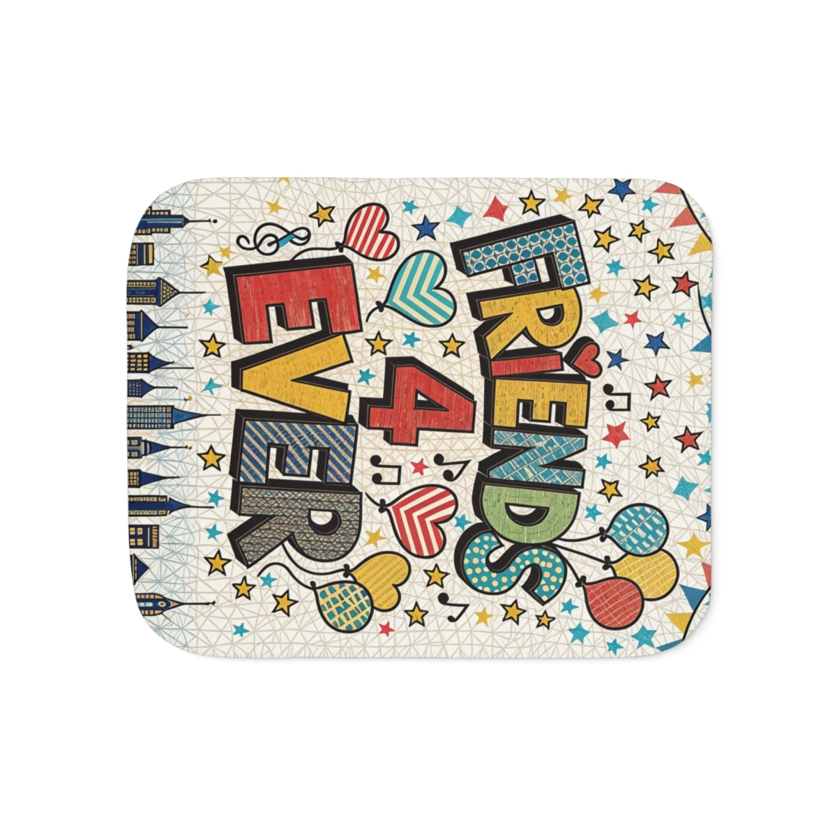 Custom Blanket Colorful Design