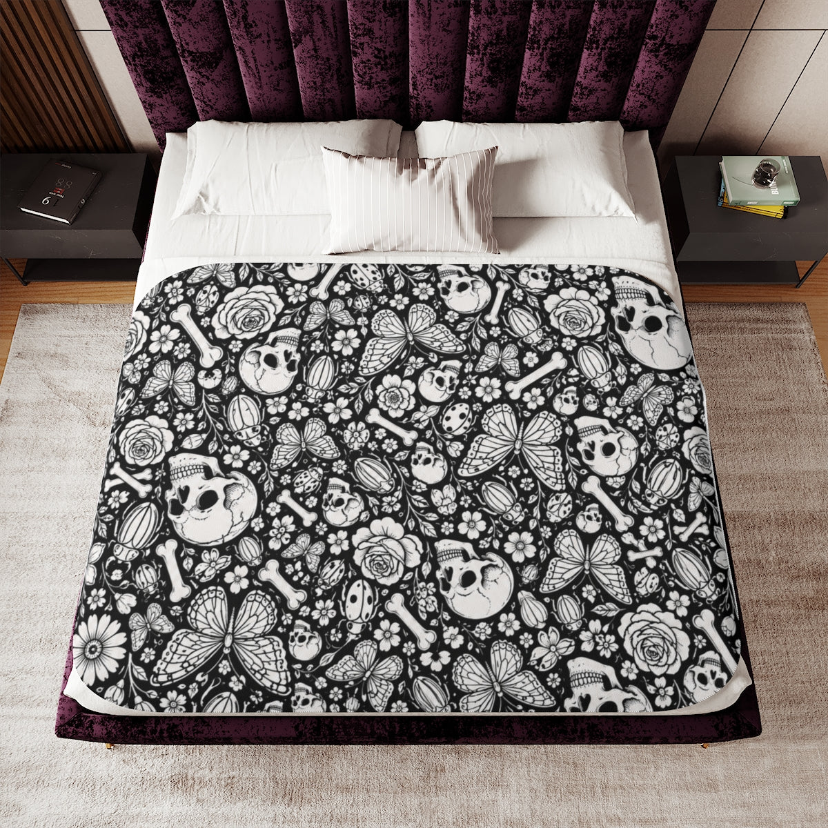 Custom Sherpa Blanket with Your Design