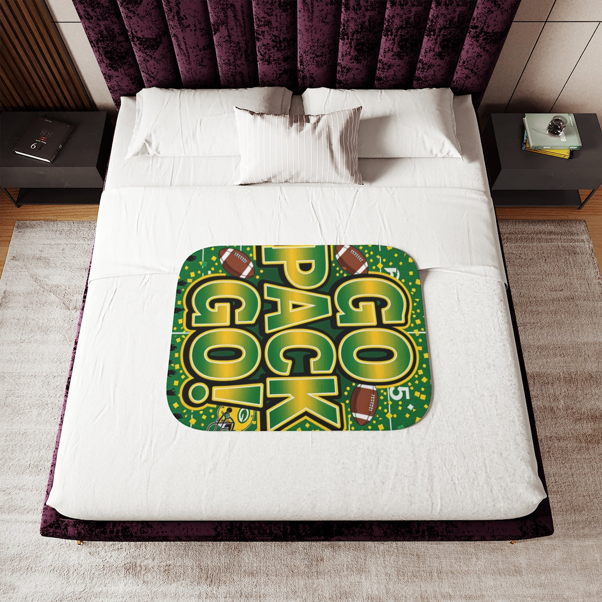 Custom Blanket Colorful Design with Fabric Markers