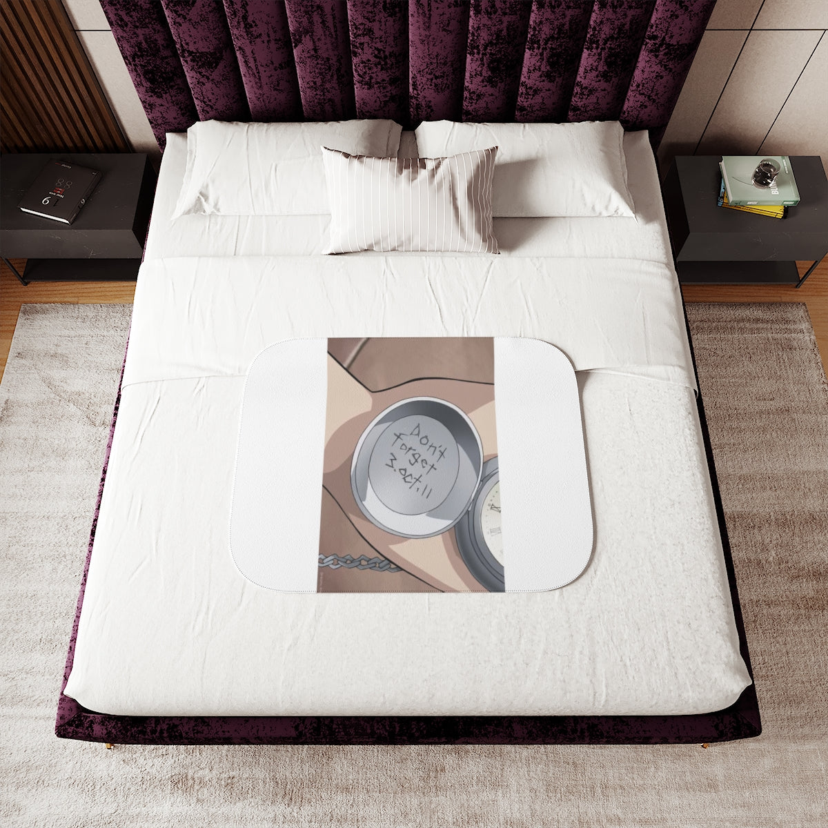 Custom Sherpa Blanket with Your Design