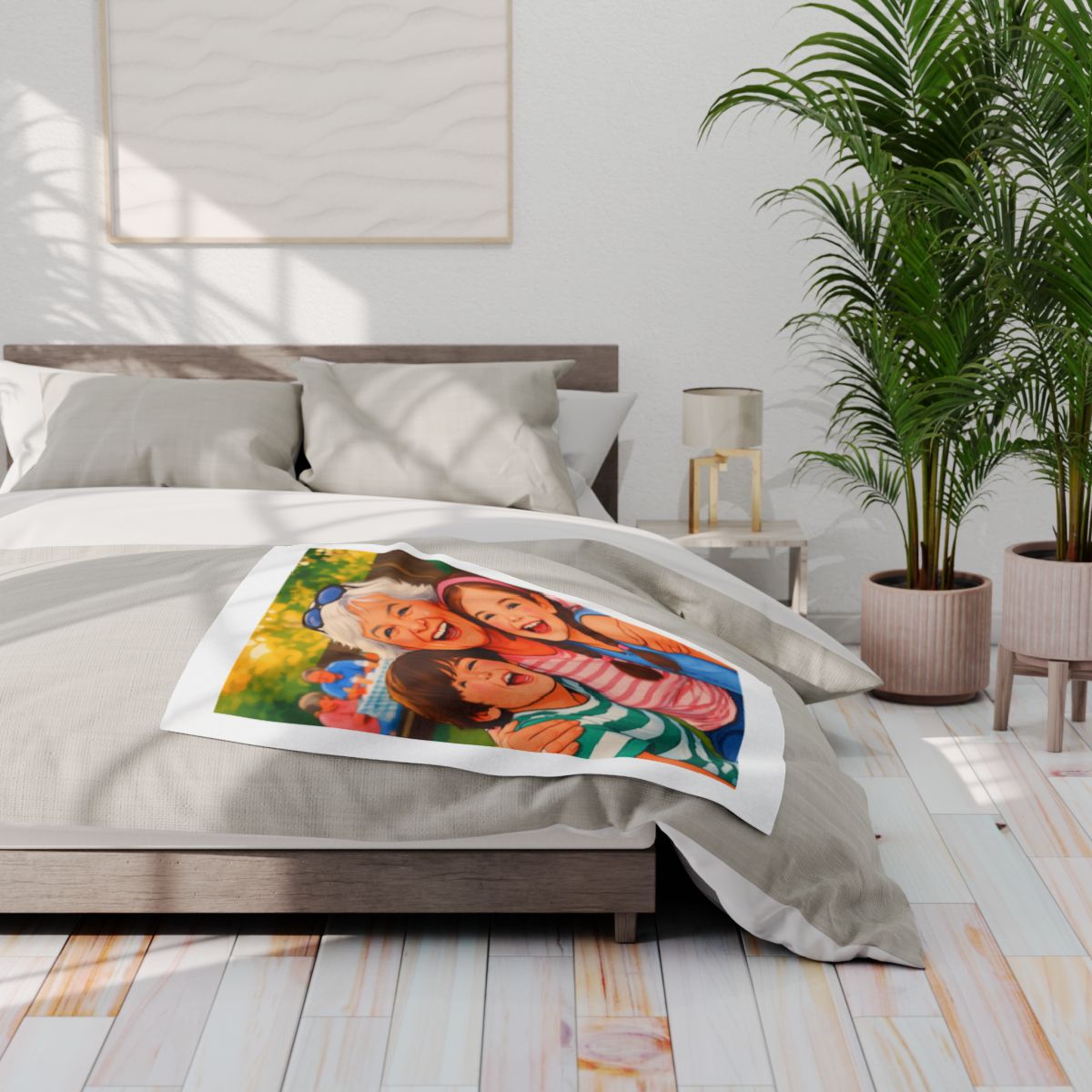 Custom Fleece Blanket with Your Design