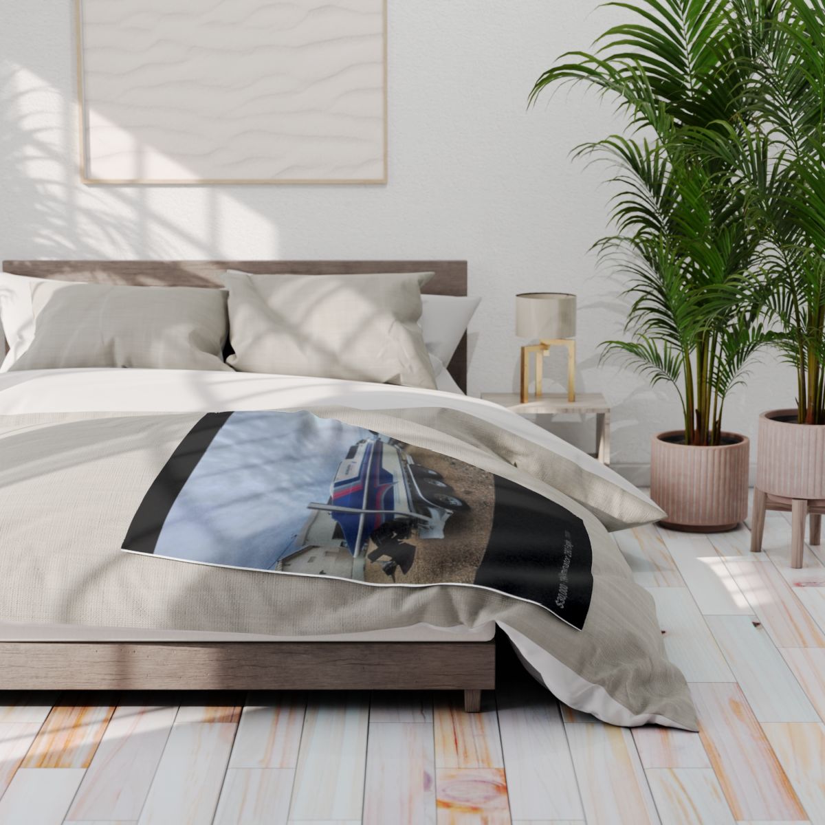 Custom Fleece Blanket with Your Design