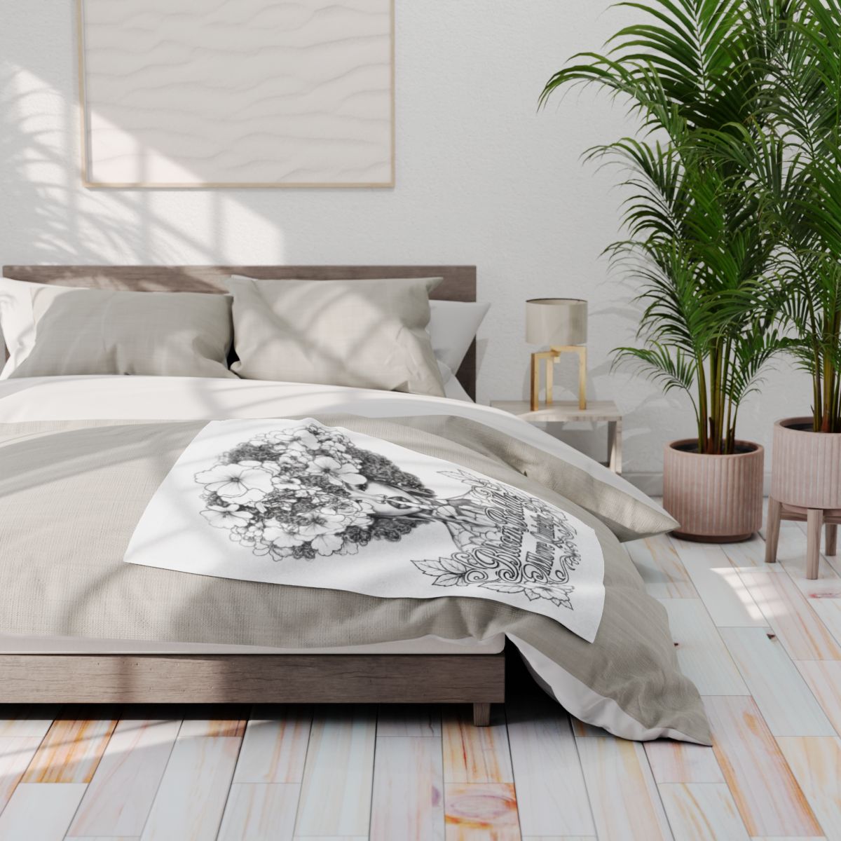 Custom Fleece Blanket with Your Design