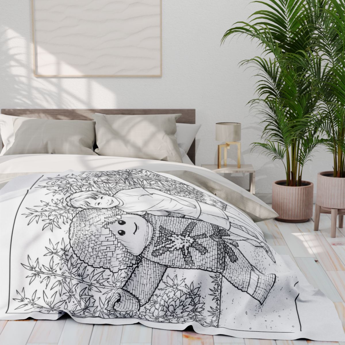 Custom Fleece Blanket with Your Design
