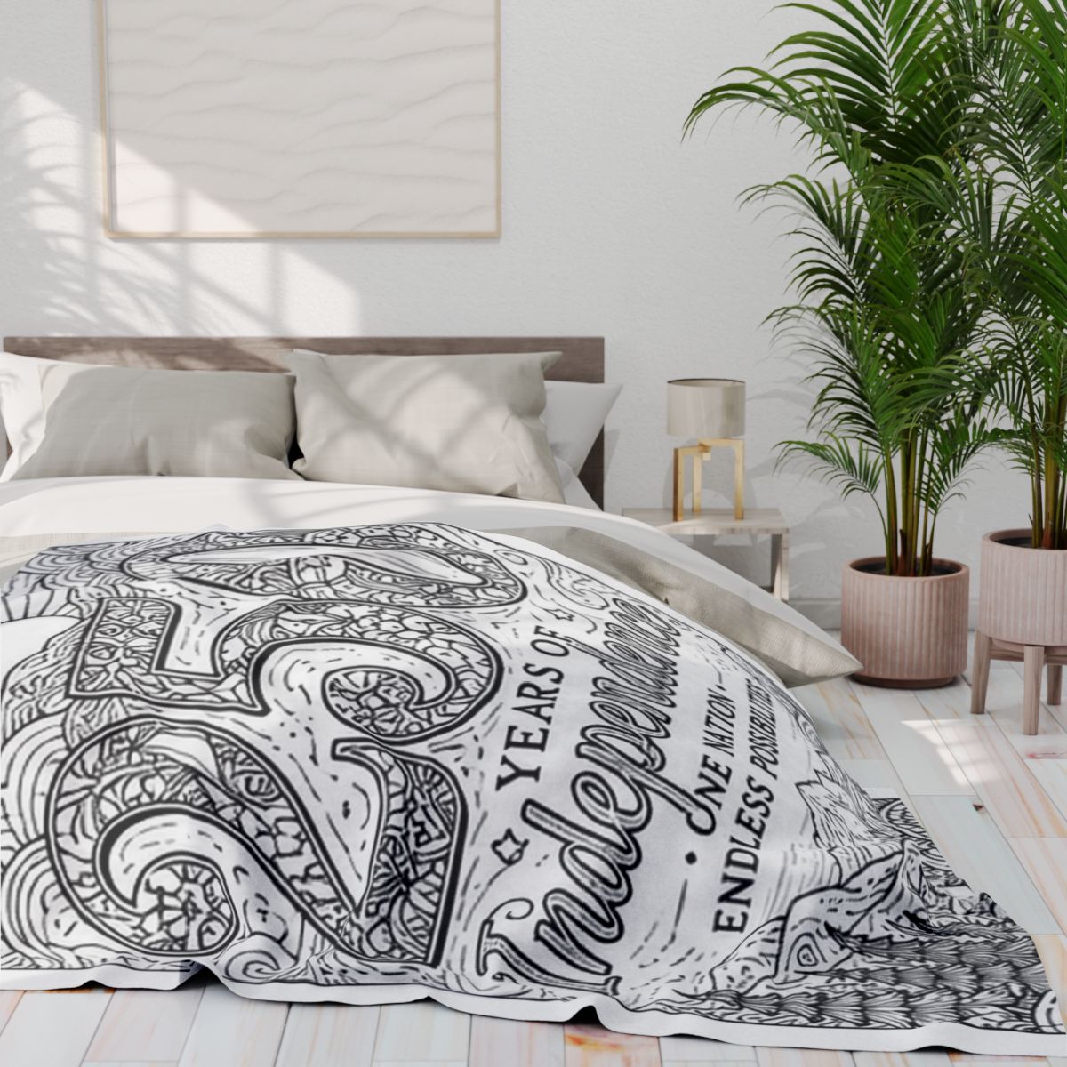 Custom Fleece Blanket with Your Design