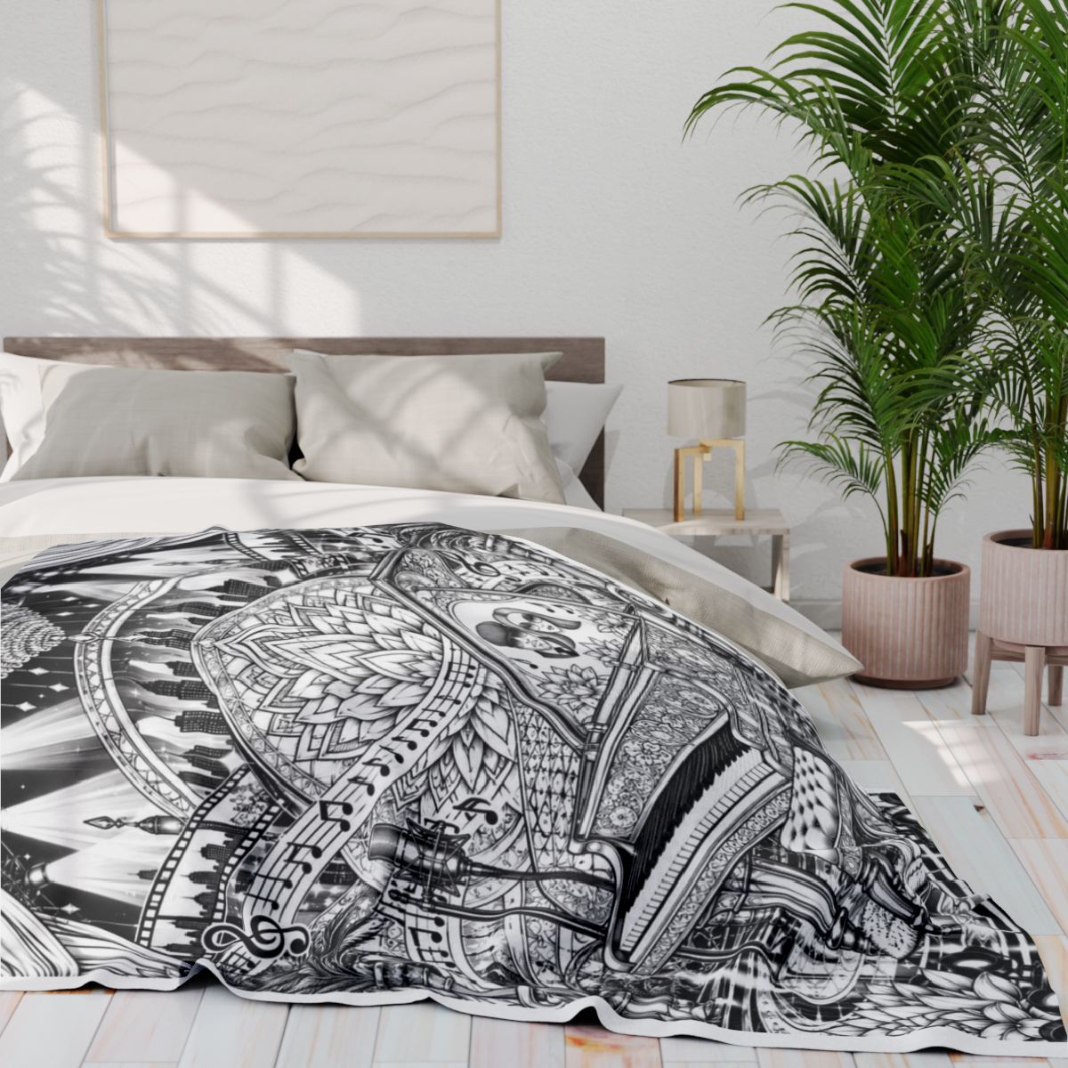 Custom Fleece Blanket with Your Design