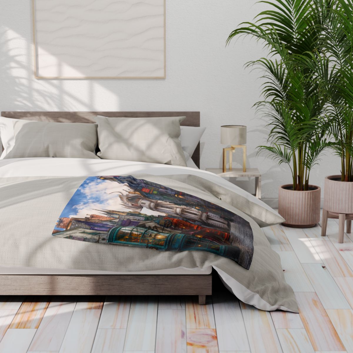Custom Fleece Blanket with Your Design